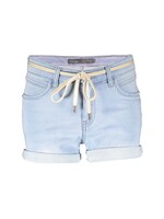 Geisha Shorts joggdenim + drawstring bleached denim