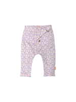 BESS Pants w/Belt Blue Flowers Dessin