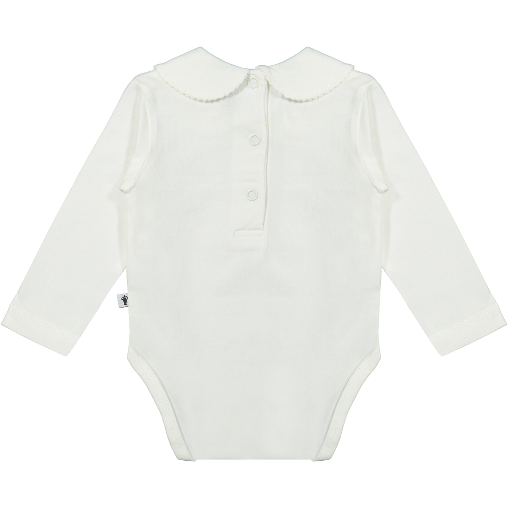 Klein Baby Body Collar Girls L/S Off White