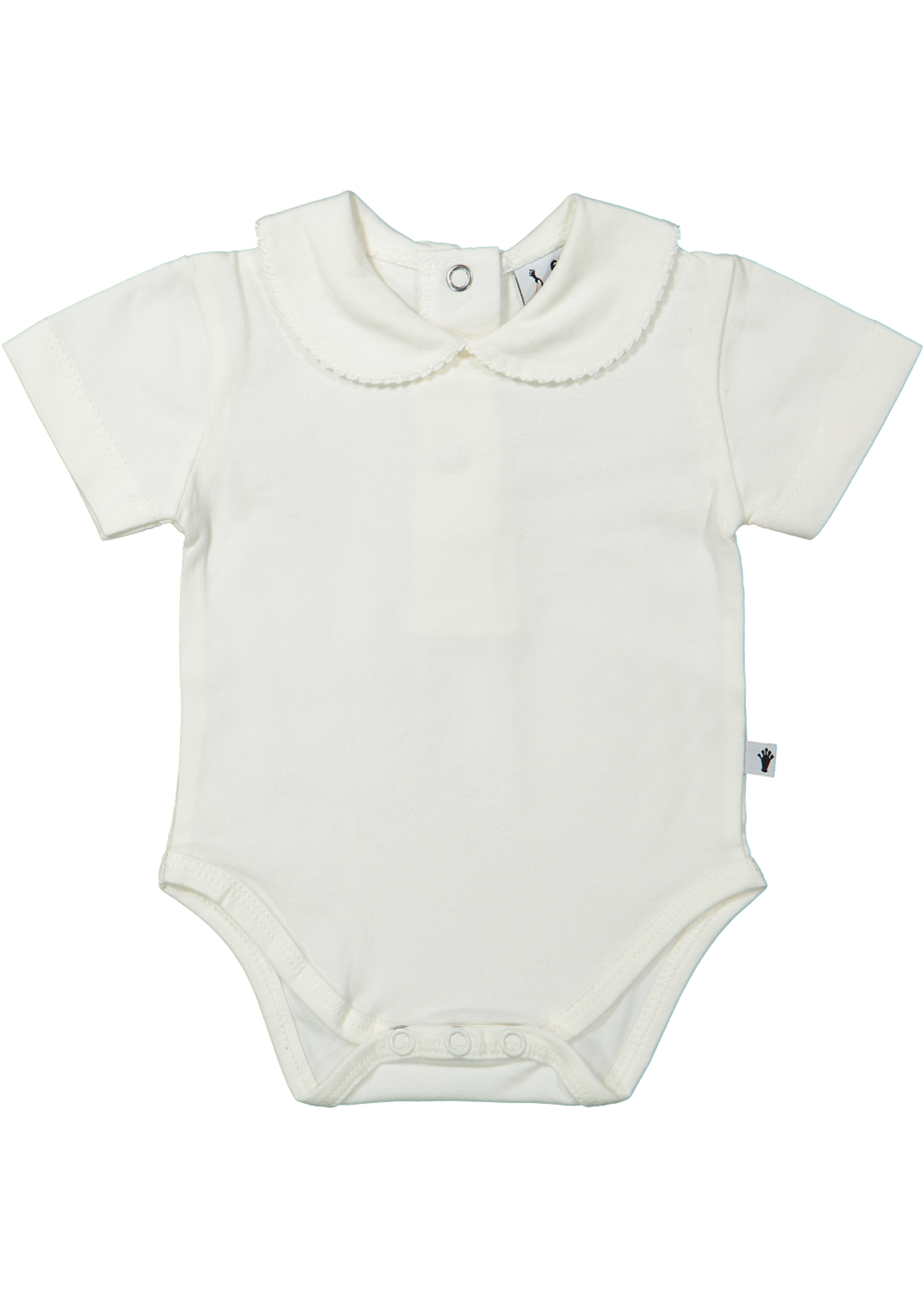 Klein Baby Body Collar Girl S/S Off White