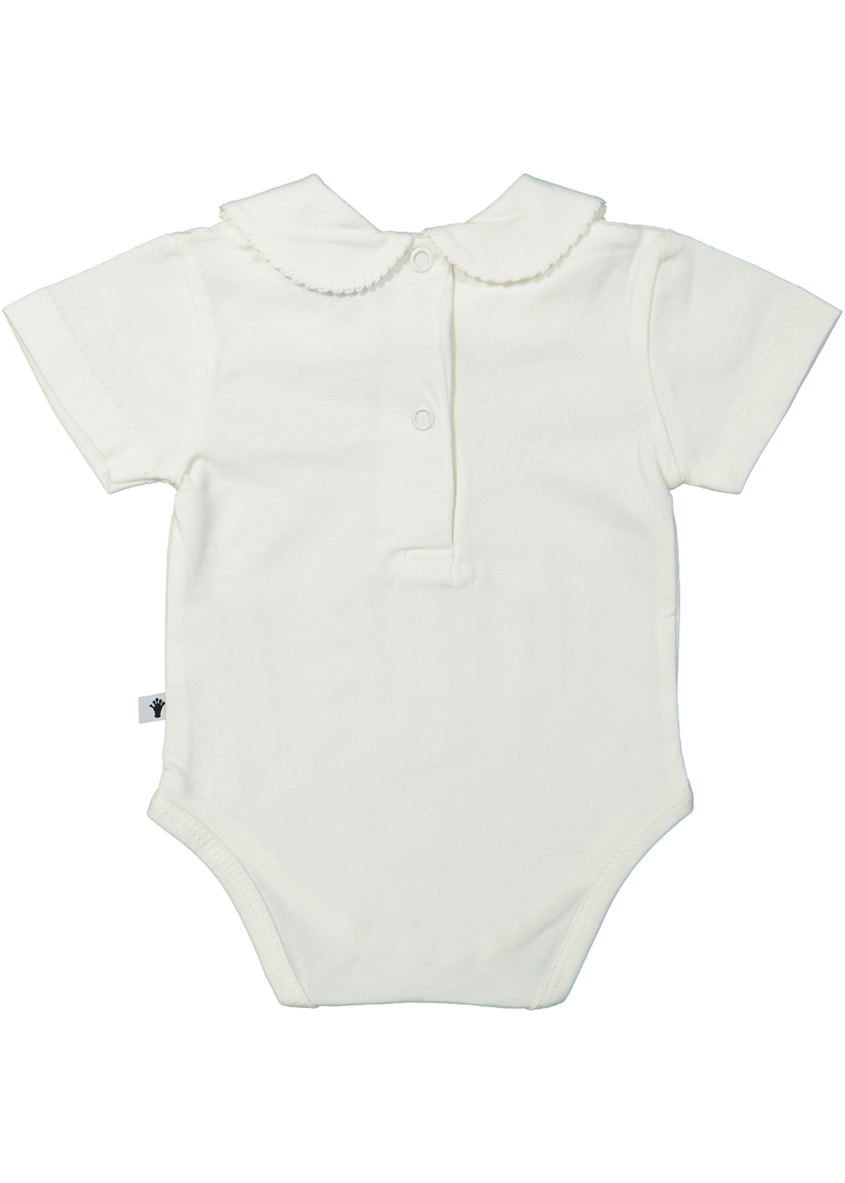 Klein Baby Body Collar Girl S/S Off White