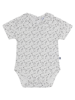 Klein Baby Body Collar Girl S/S Off White/ Black dots