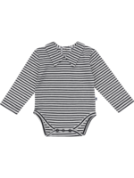 Klein Baby Polobody Longsleeve Off White/ Black Stripes