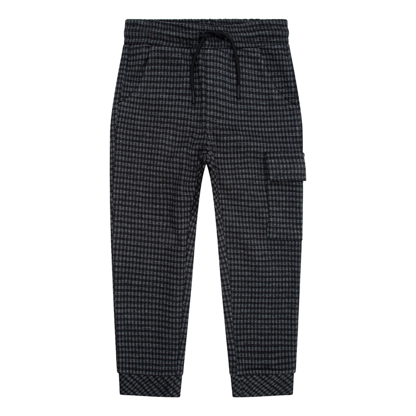 Daily7 Fancy Check Cargo Pants Antracites Grey