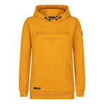 Indian Blue Jeans Hoodie Indian Blue Golden Yellow