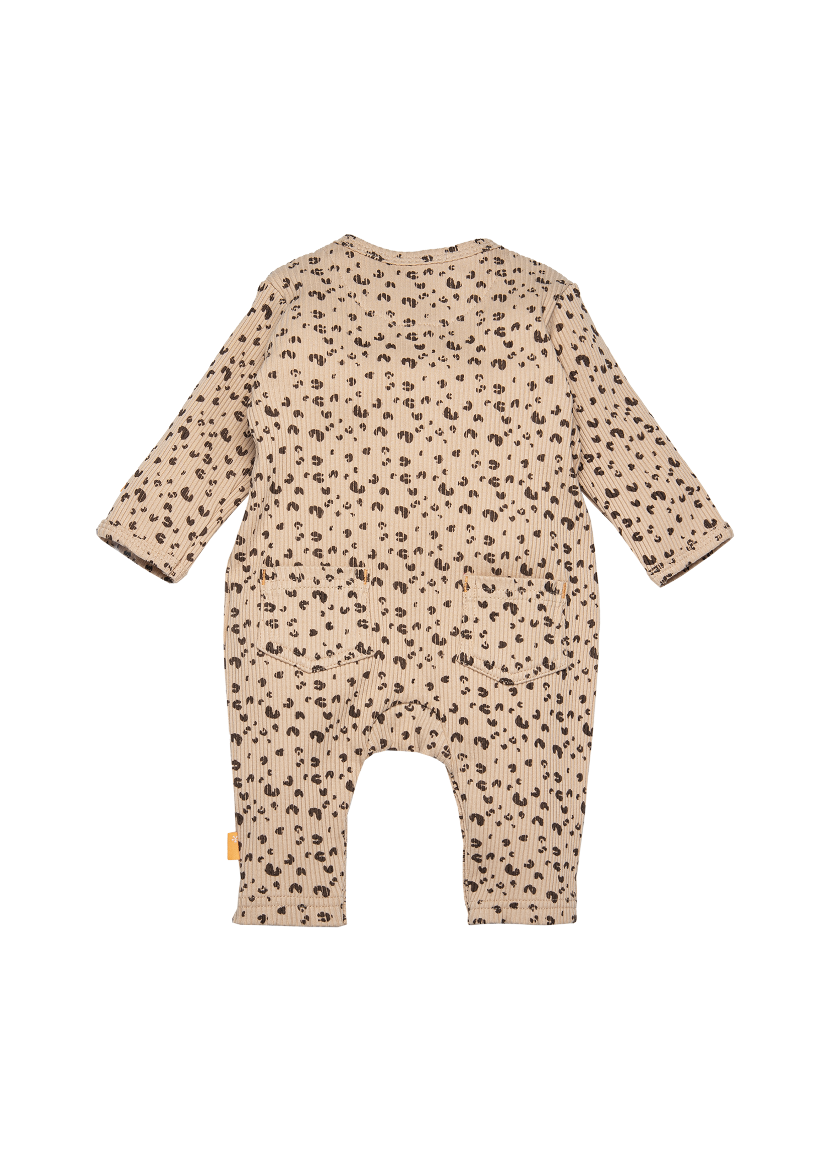 BESS Suit Rib Leopard Nude