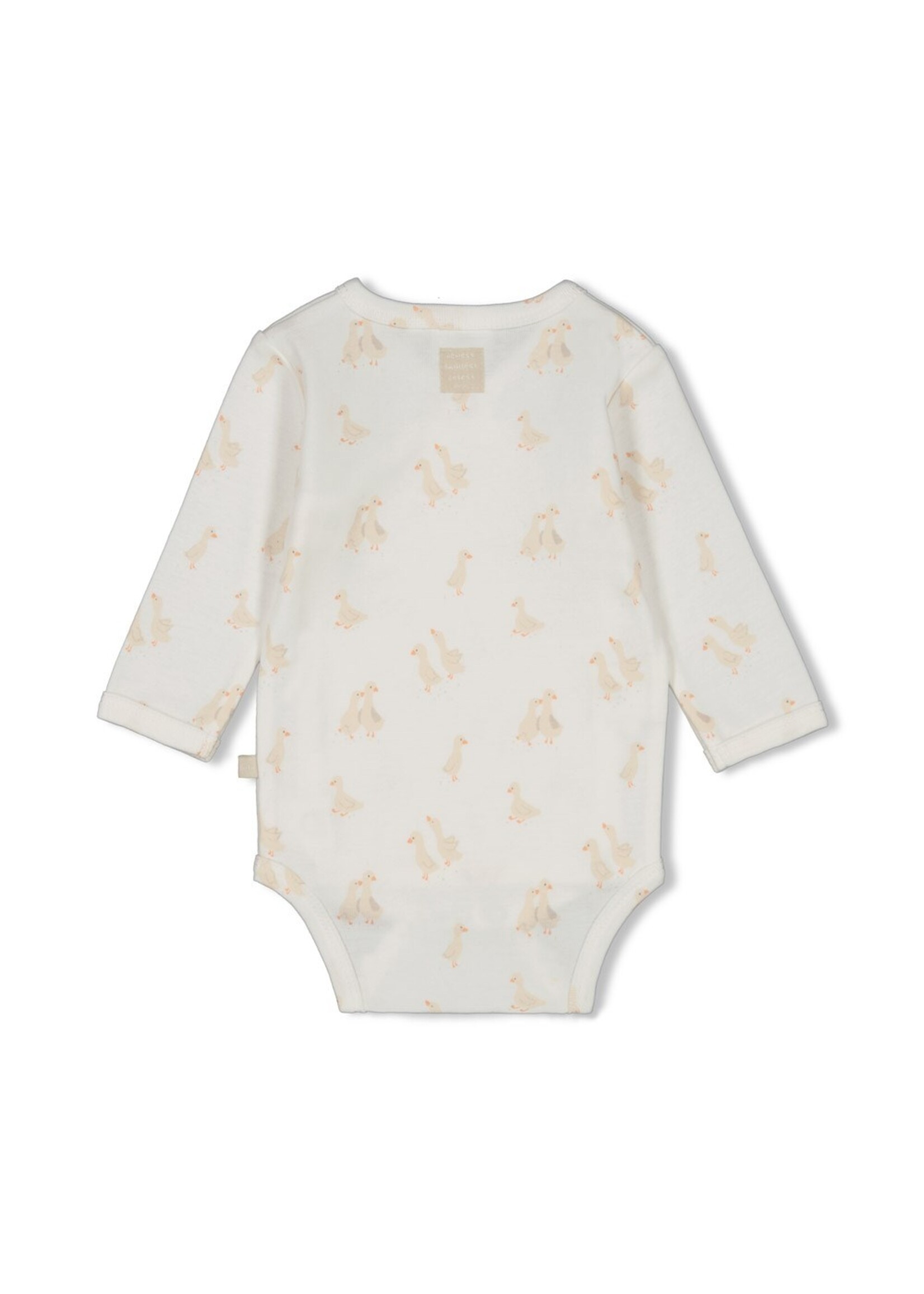 Feetje Wikkelromper AOP - Little Duck  Offwhite