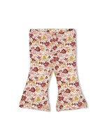 Feetje Flare broek AOP - Wild Flowers  Roze