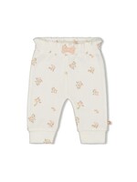 Feetje Broek AOP - Bloom With Love  Offwhite