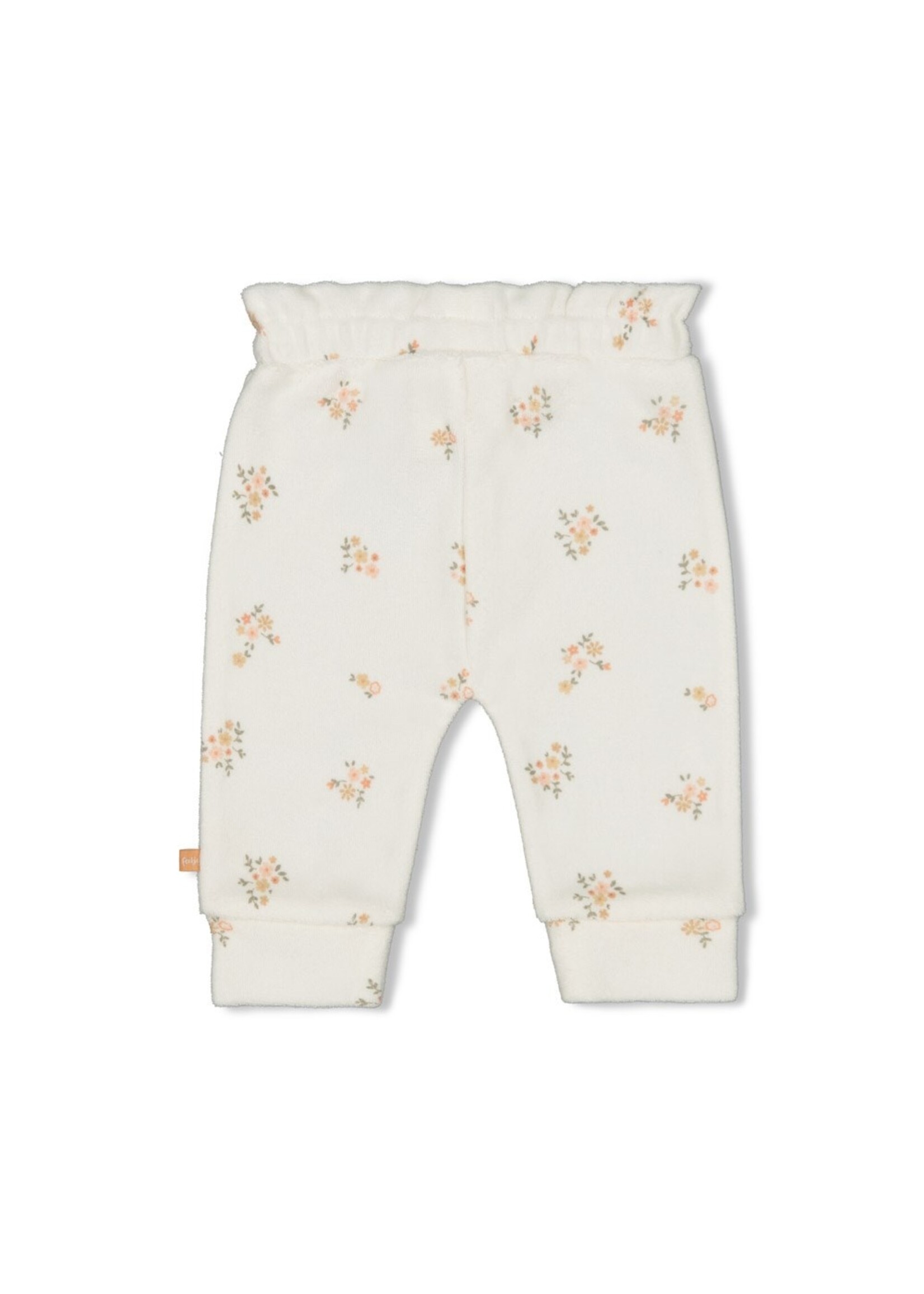 Feetje Broek AOP - Bloom With Love  Offwhite