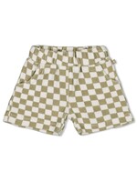 Feetje Geruite short - Cool Family  Groen