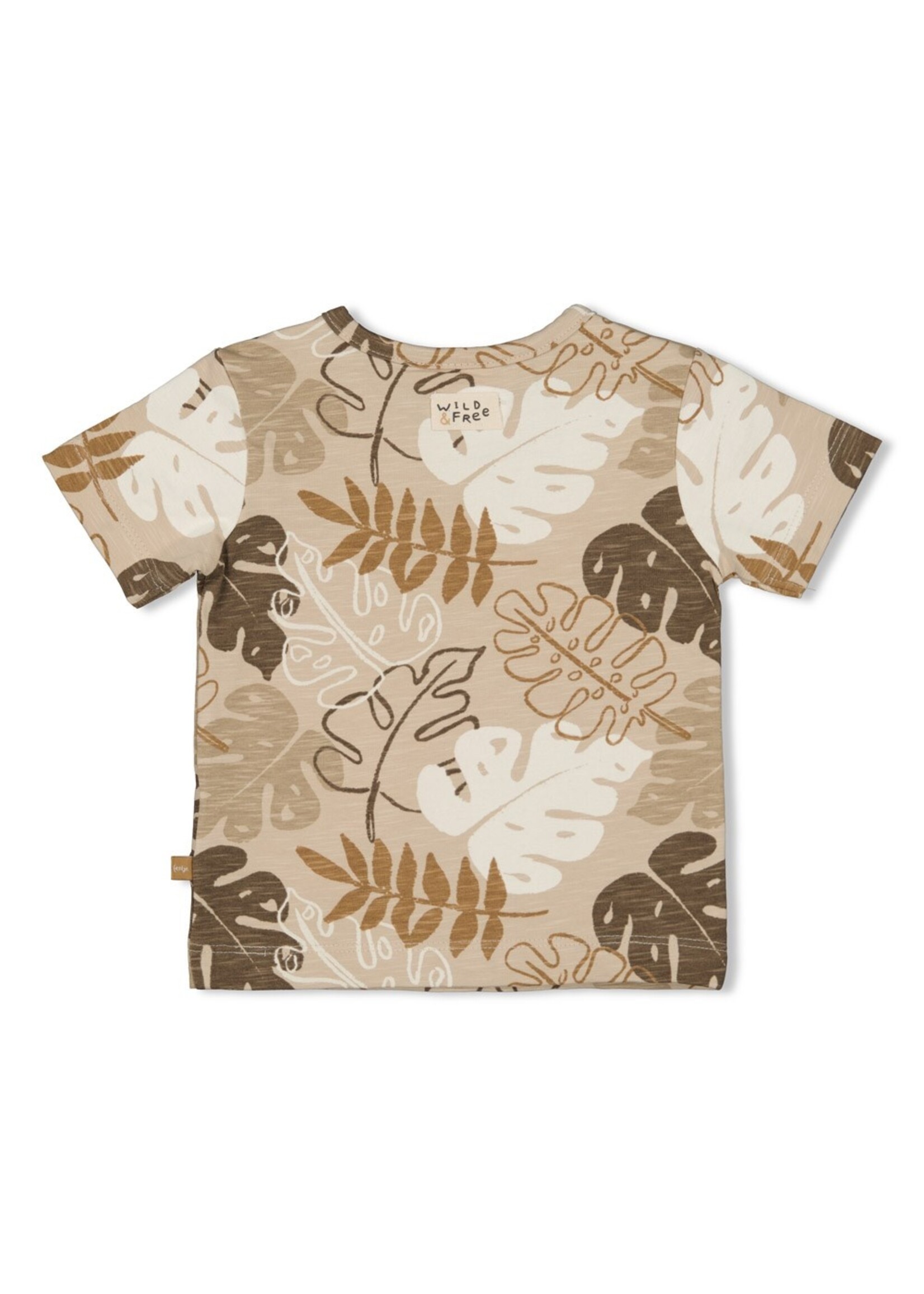 Feetje T-shirt AOP - Chameleon  Zand