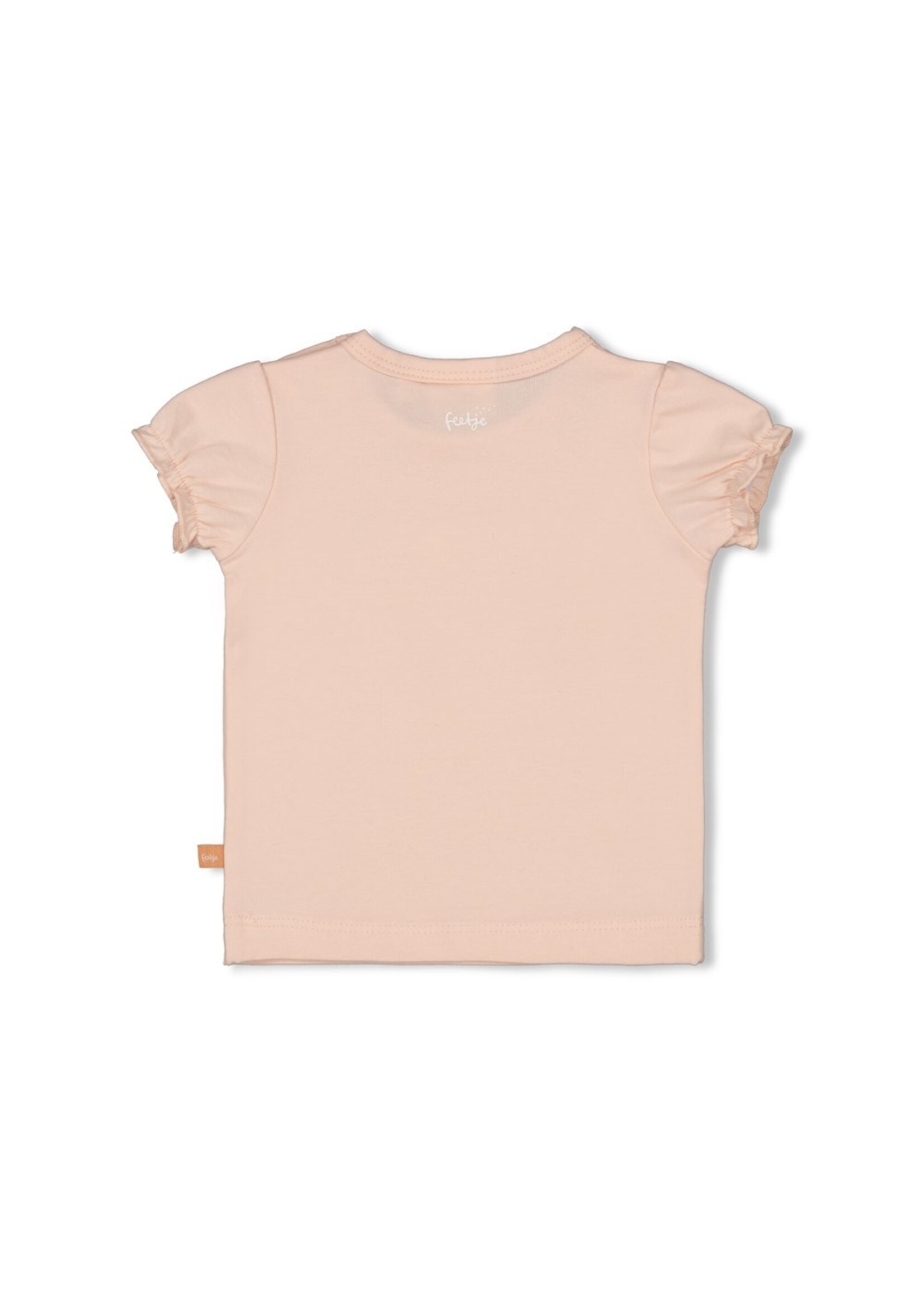 Feetje T-shirt - Bloom With Love  Roze