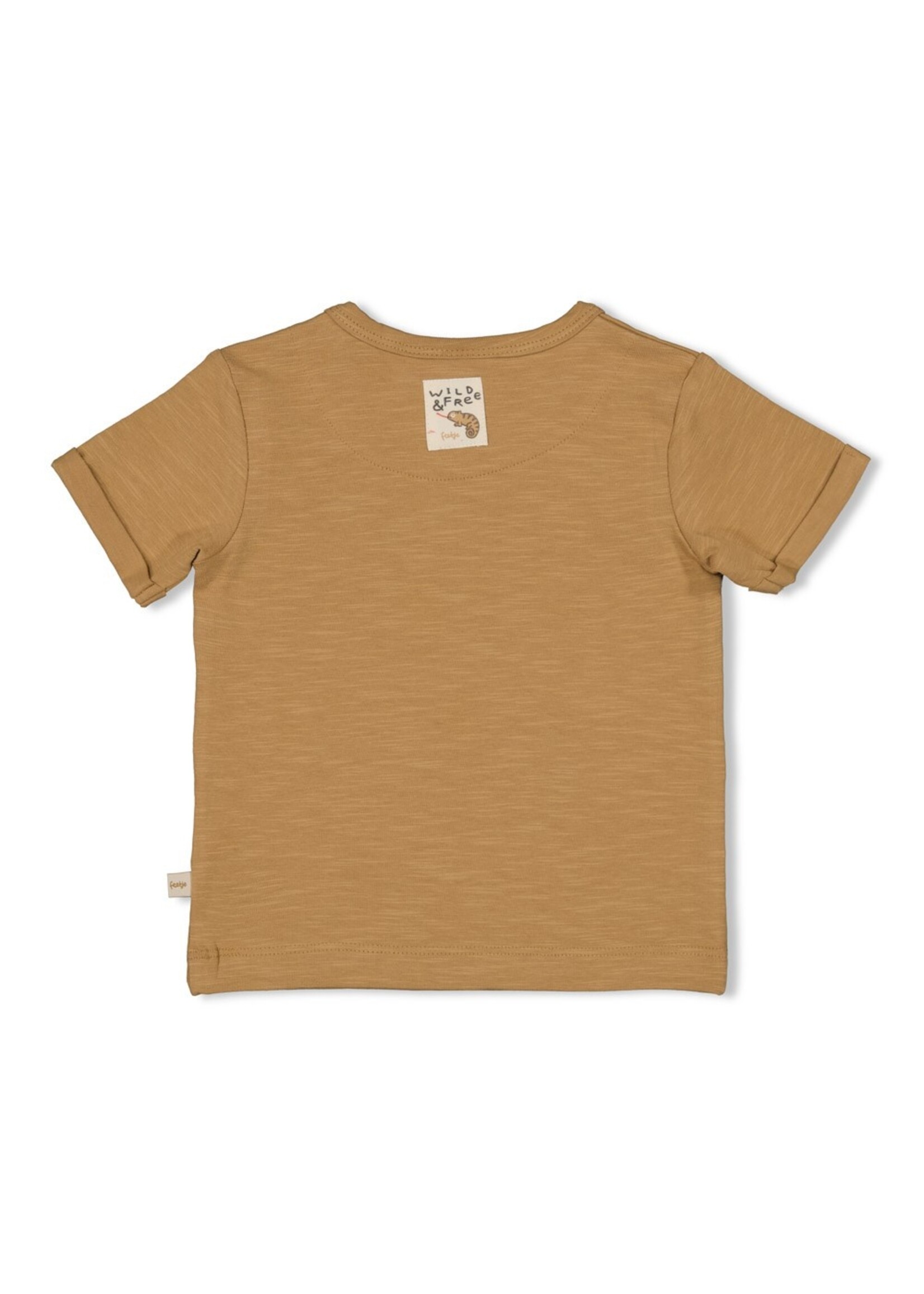 Feetje T-shirt - Chameleon  Camel