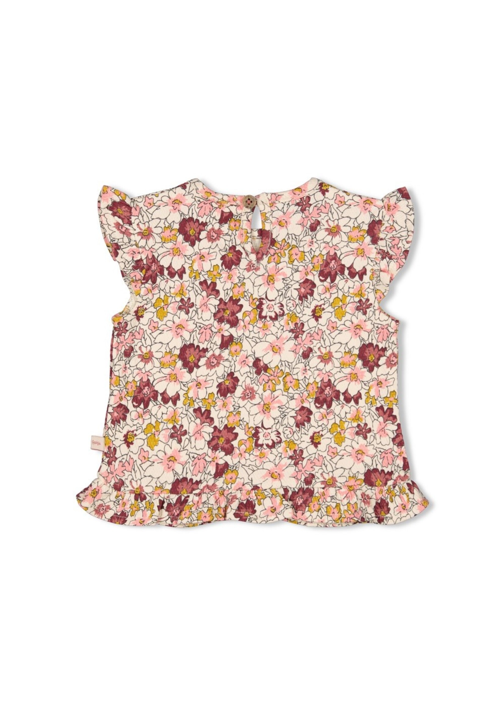 Feetje T-shirt AOP - Wild Flowers  Roze