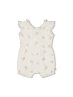 Feetje Playsuit AOP - Bloom With Love  Offwhite