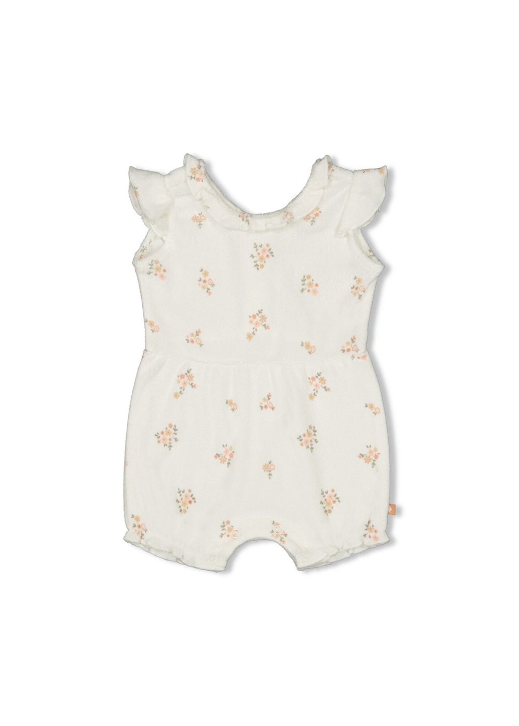 Feetje Playsuit AOP - Bloom With Love  Offwhite