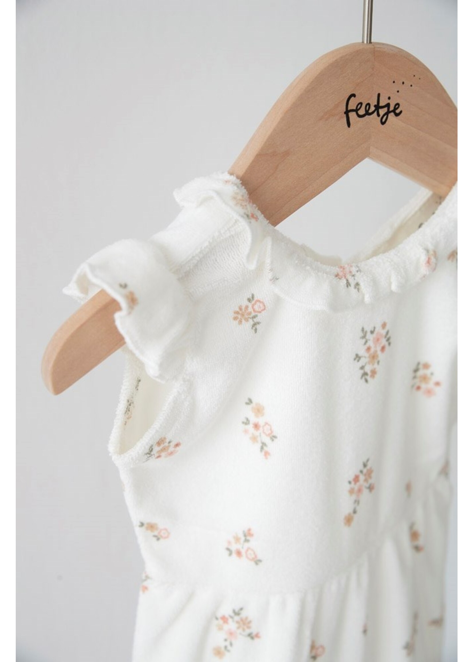 Feetje Playsuit AOP - Bloom With Love  Offwhite
