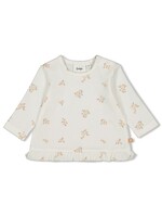 Feetje Longsleeve AOP - Bloom With Love  Offwhite