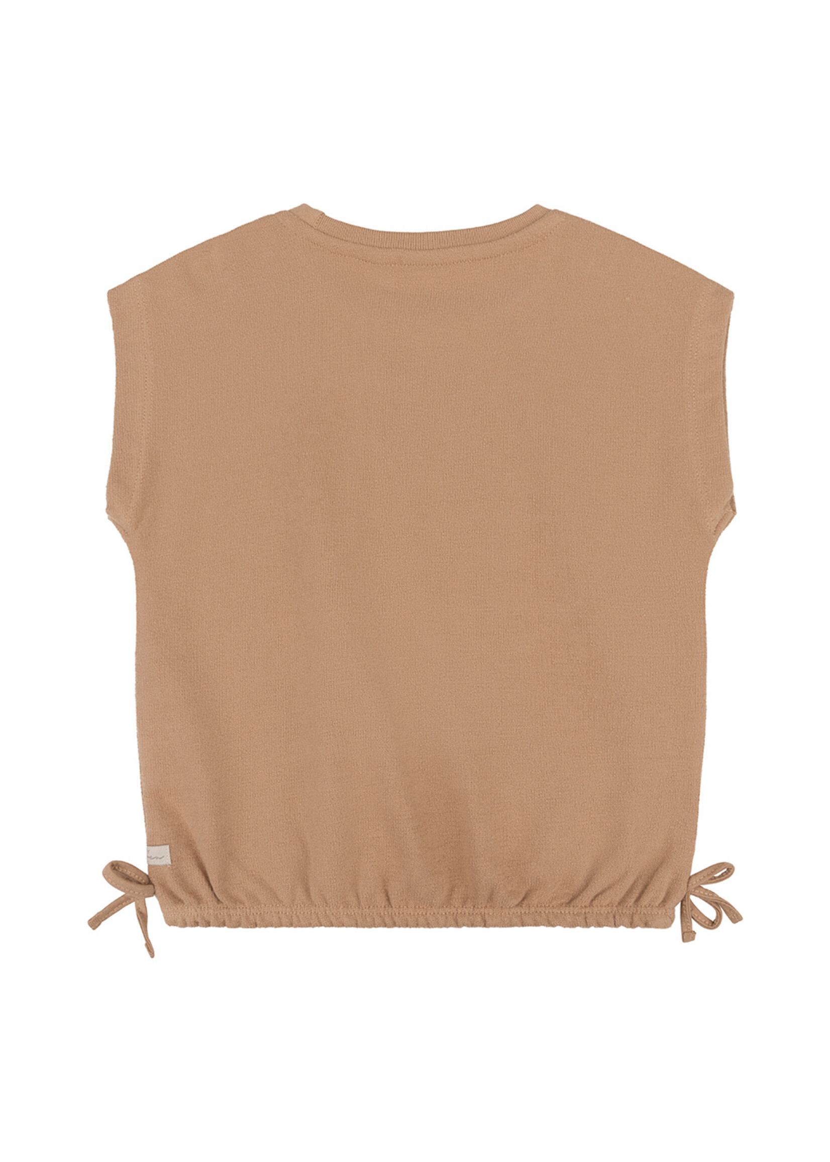 Daily7 Organic T-shirt Pour Toujours Camel sand