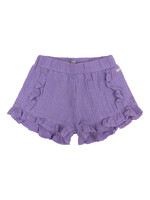 Daily7 Short ruffle Muslin Broderie Dahlia Purple