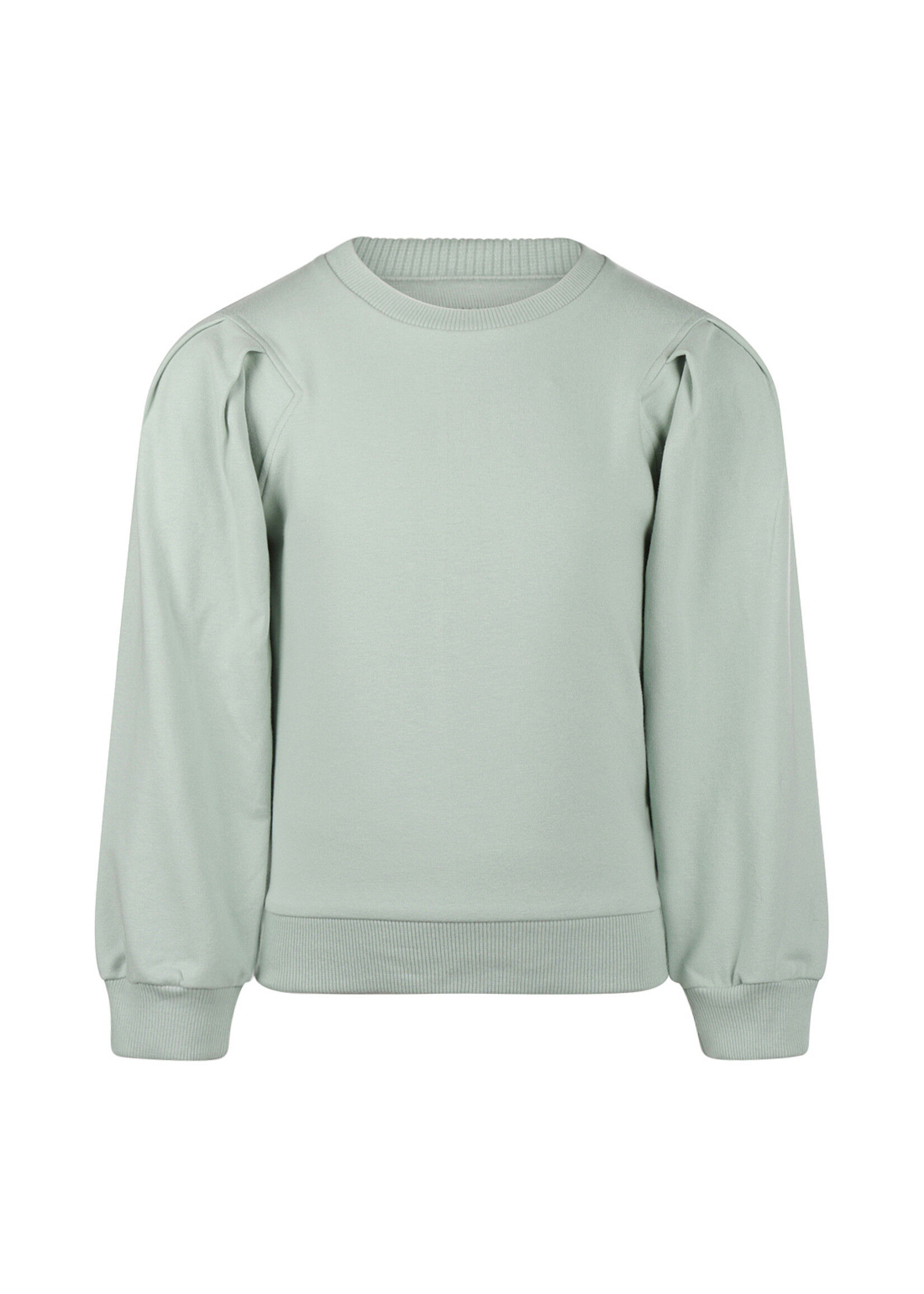 Koko Noko Sweater with crewneck ls Faded green