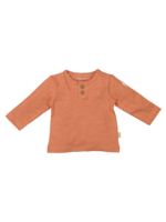 BESS Shirt l.sl. Slub Buttons Burnt Sienna