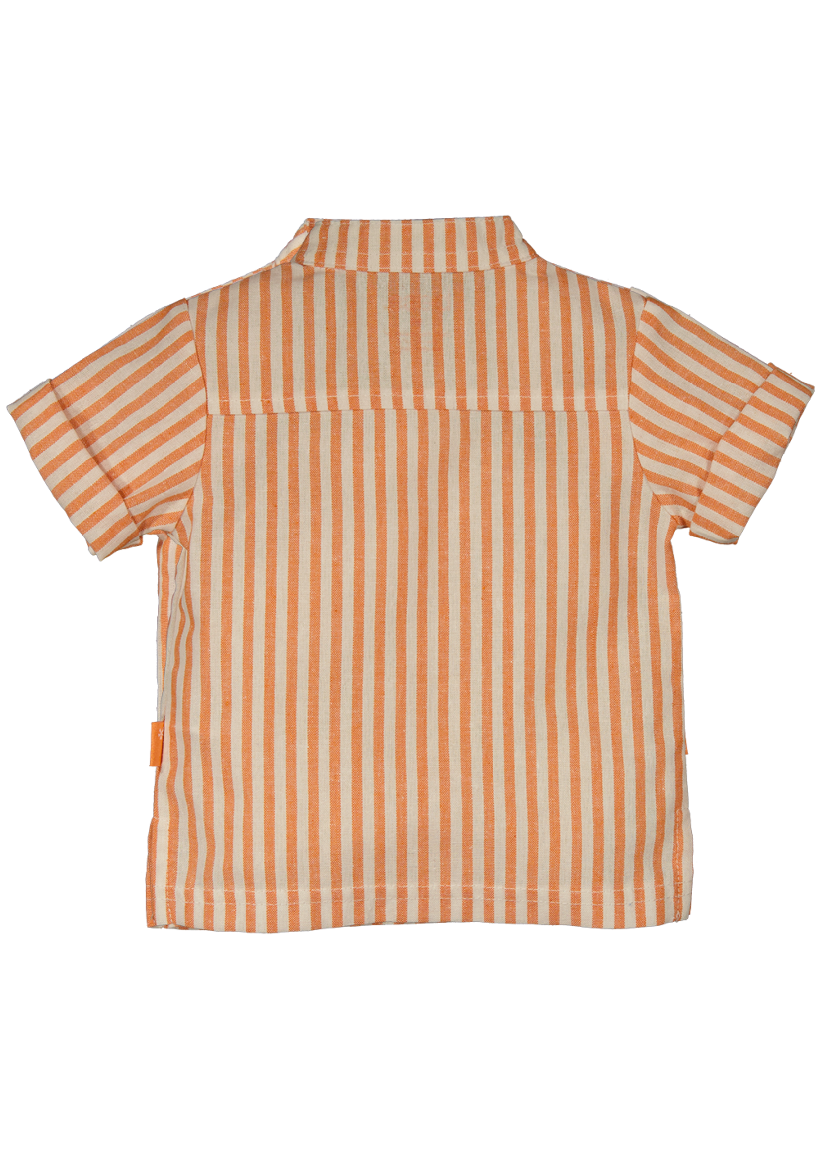BESS Blouse Striped Orange Paradise