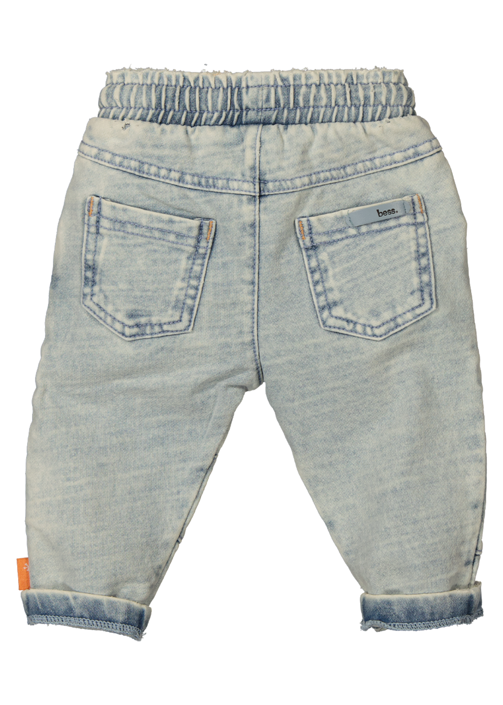 BESS Pants Jog Denim Light Wash