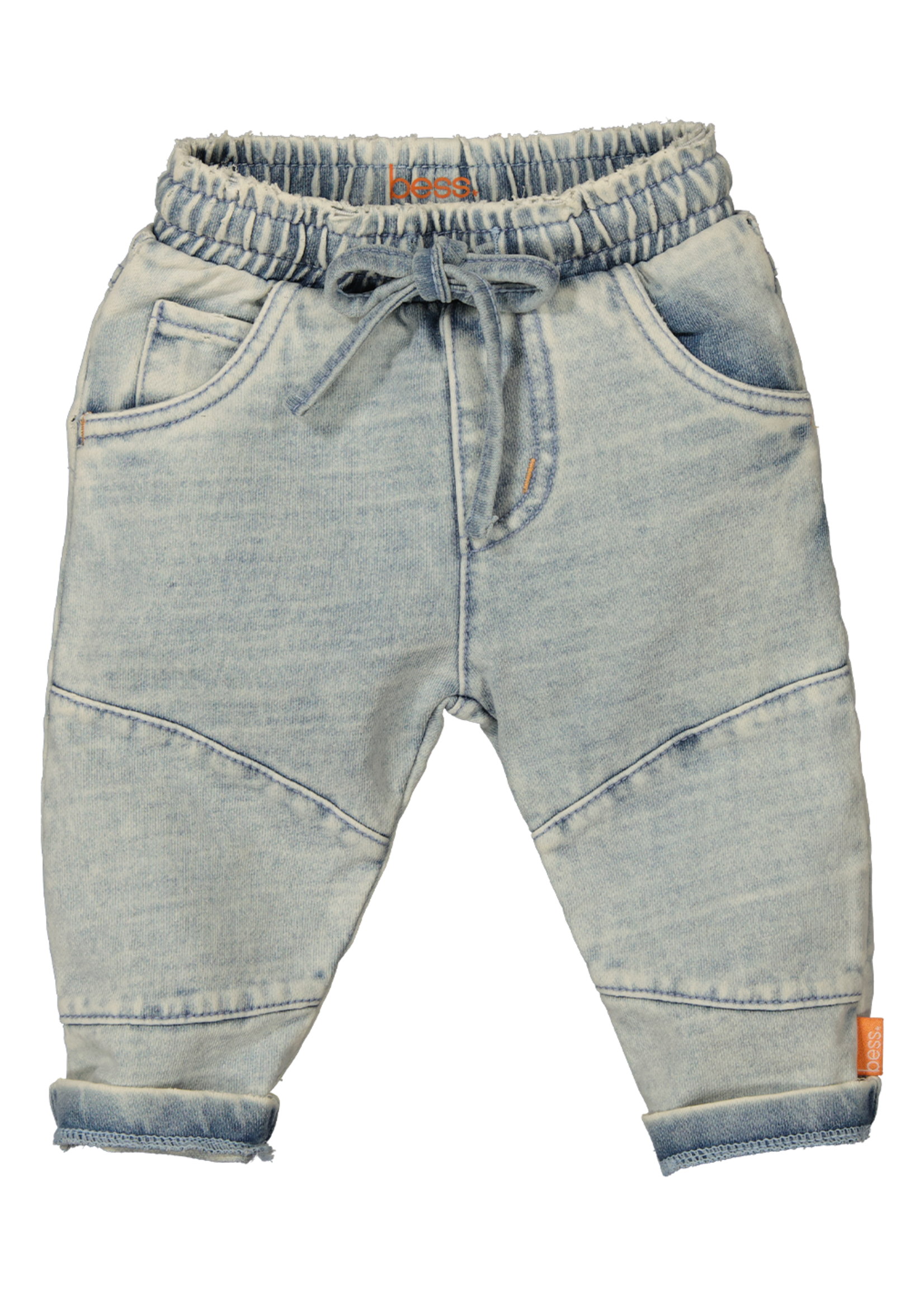 BESS Pants Jog Denim Light Wash