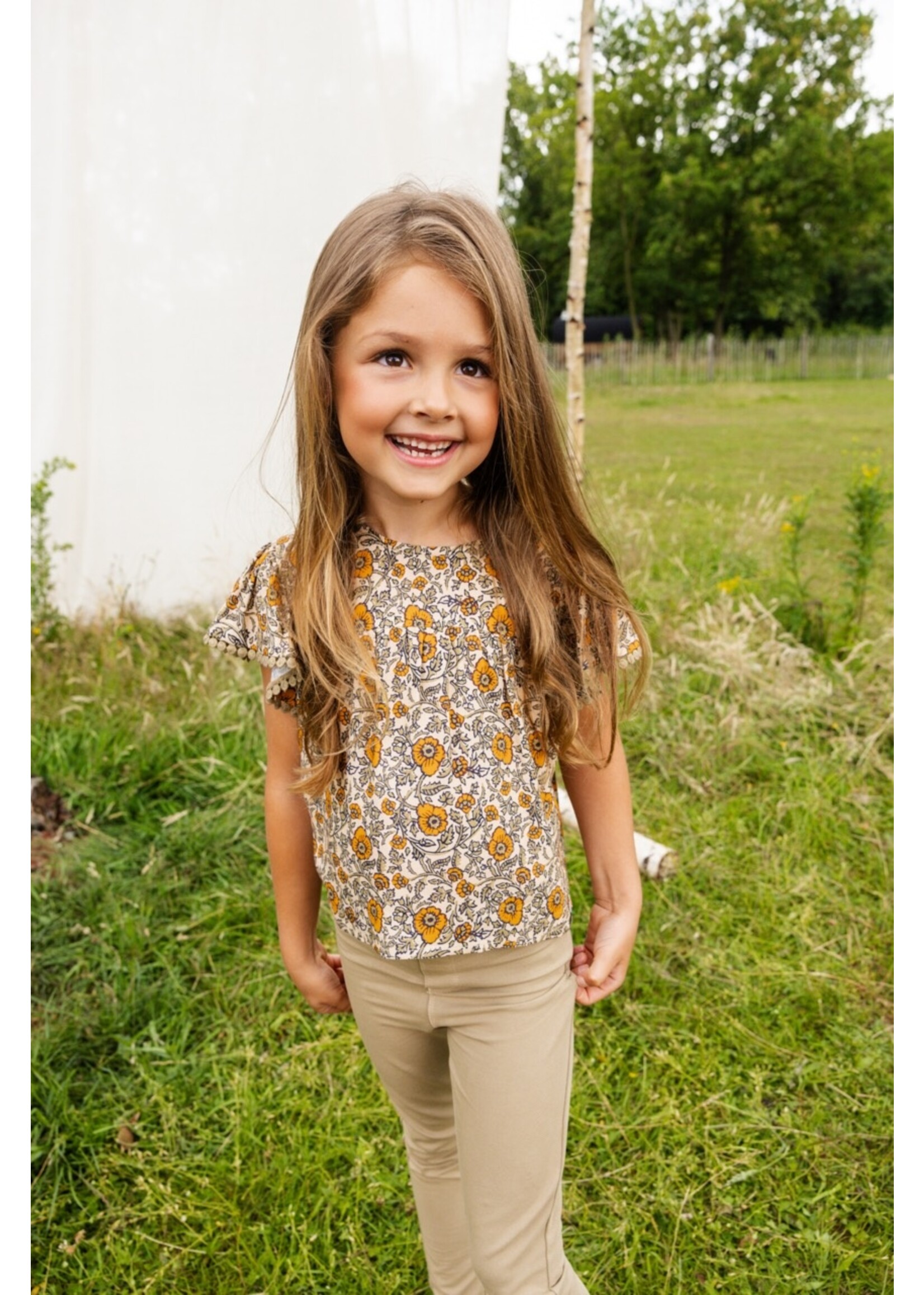 LOOXS Little Little floral blouse Orange Floral