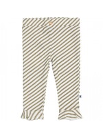 Klein Baby Trouser Ruffle Stripe Off White/Twill