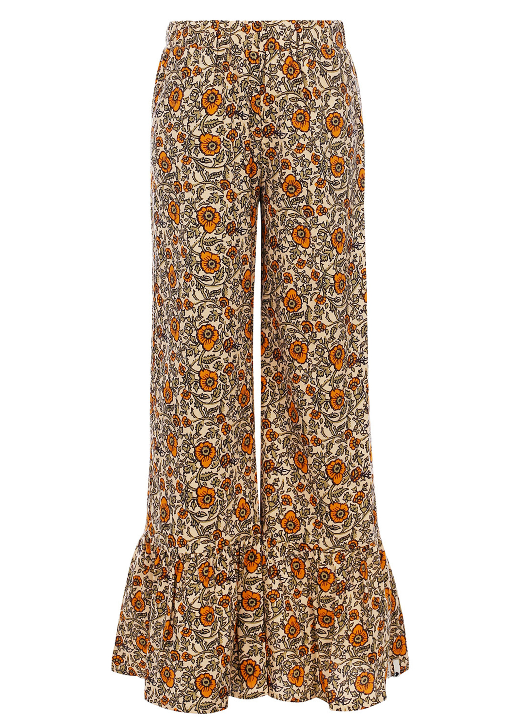 LOOXS Little Little flower pants Orange Floral