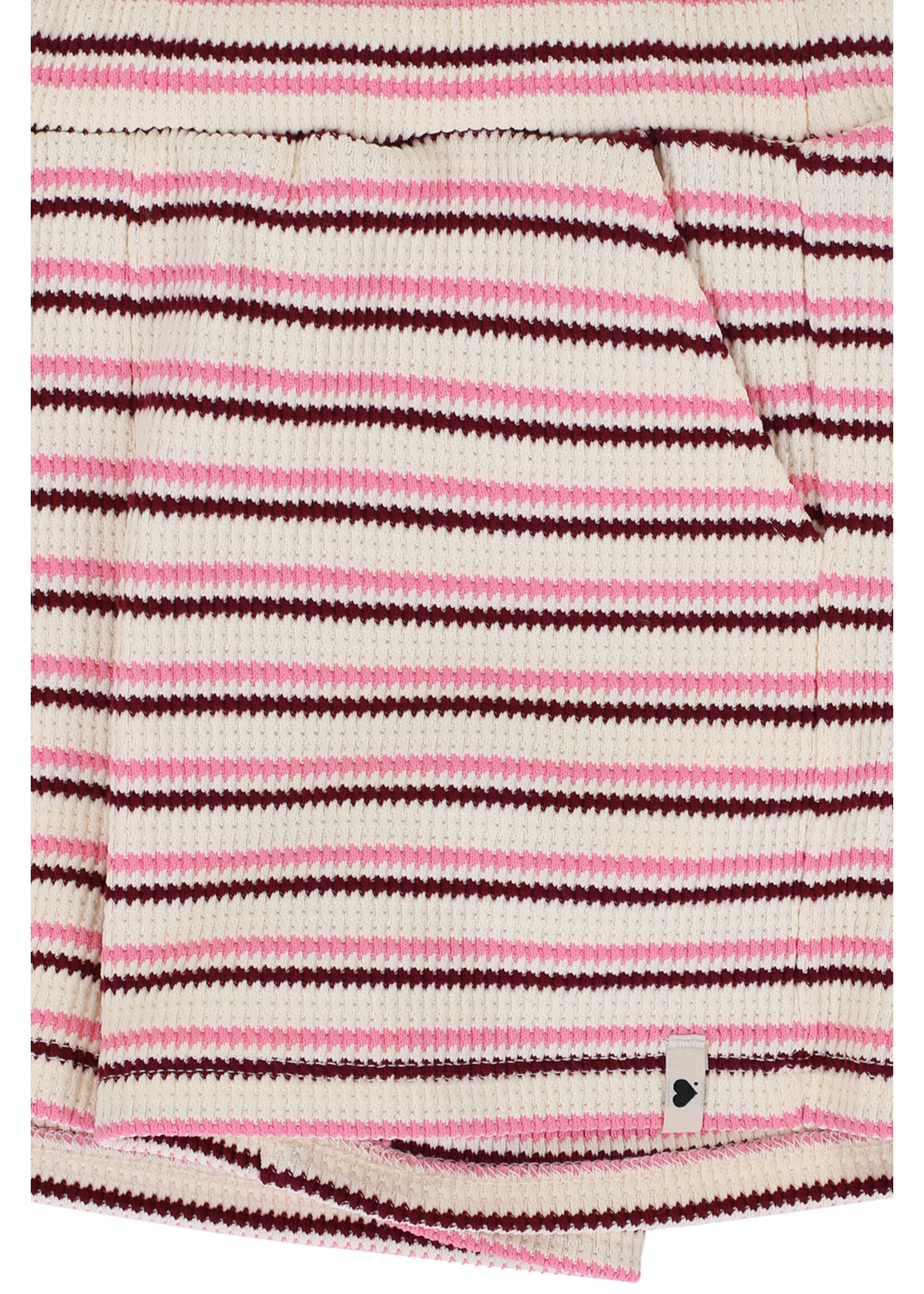 LOOXS Little Little knitted short PINK SUMMER STRIPE