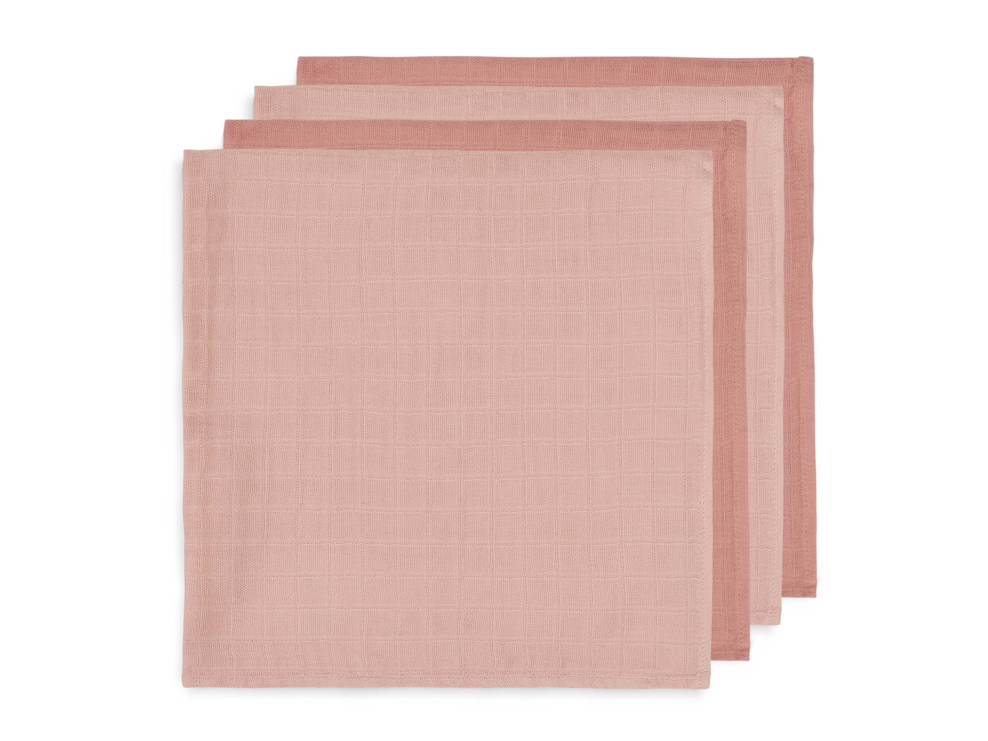 bladeren Informeer Onaangeroerd Jollein Hydrofiele Doek Bamboe Pale Pink 70x70cm 4st - Babywinkel.be