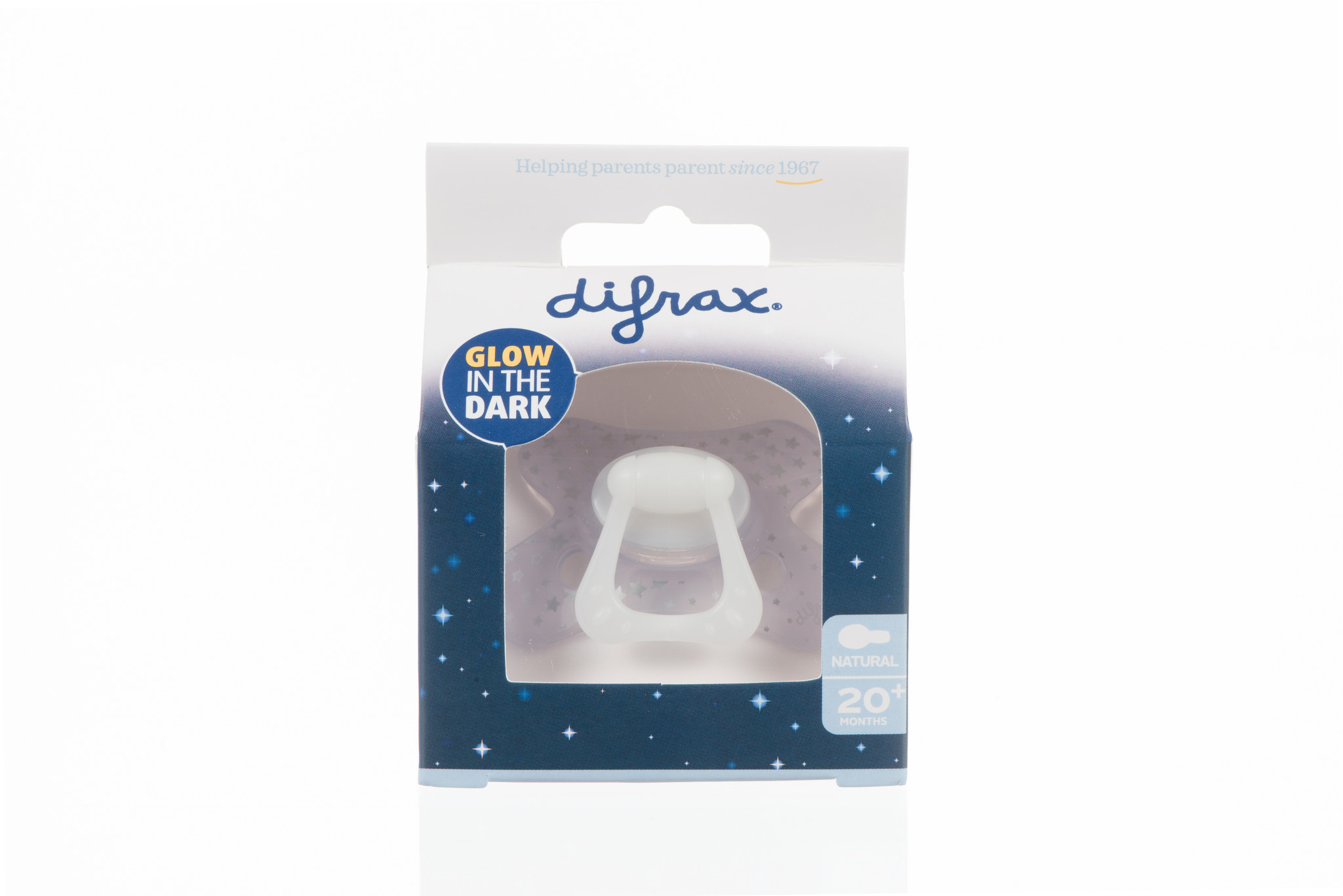 Difrax® Sucette Glow in the Dark Natural +20 Mois (Couleur non  sélectionnable) 1 pc(s) - Redcare Pharmacie