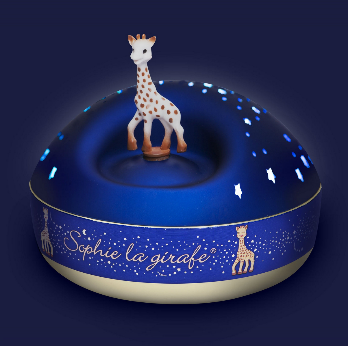 Sophie la Girafe Veilleuse Projecteur d'étoiles Bleu 