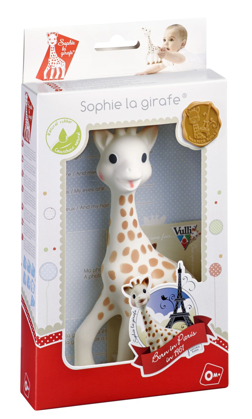 Sophie la Girafe So'Pure Jouet de dentition avec anneau - 100