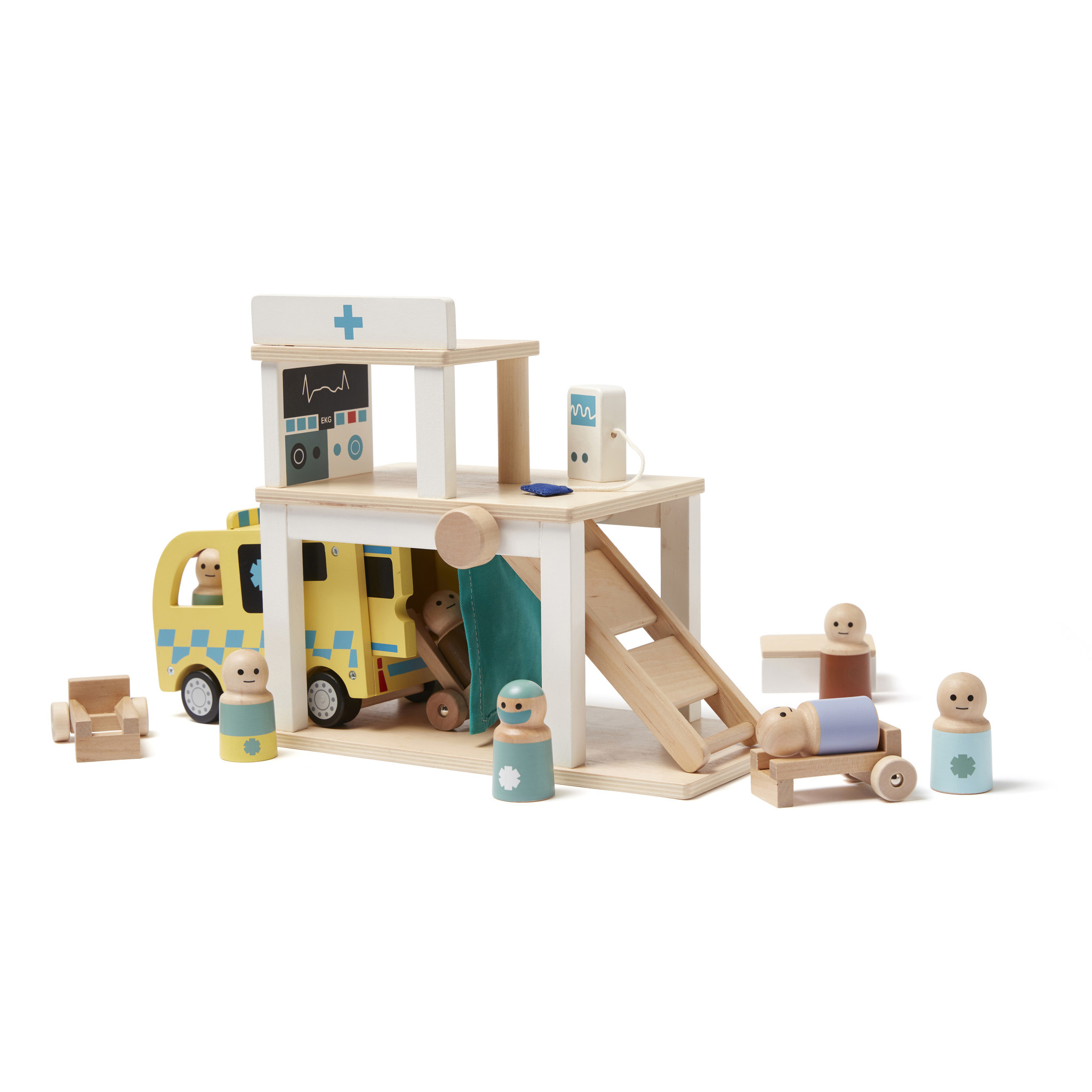 Erfenis Stevenson nicht Kid's Concept Houten Speelgoed Ziekenhuis - Babywinkel.be