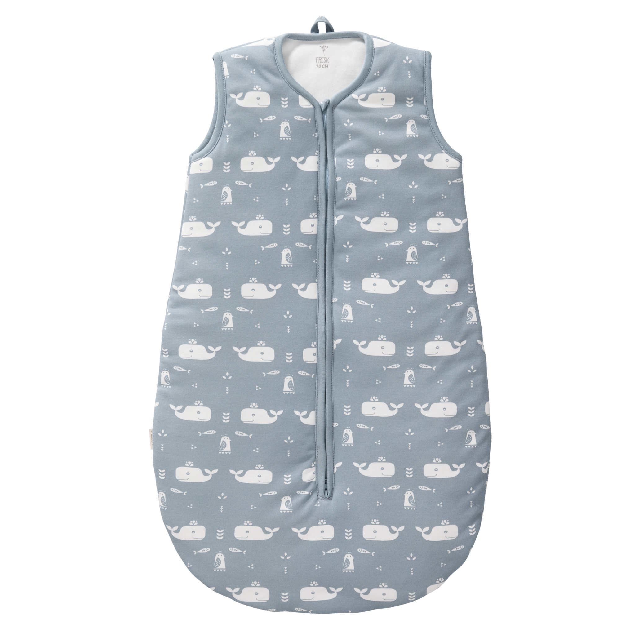 Sac de couchage Fresk Sac de couchage b b avec doublure l g re bleu baleine brume