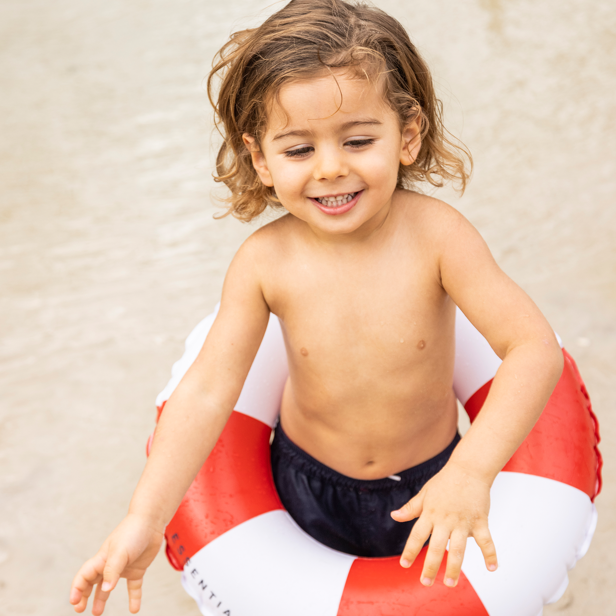 aanraken St iets Swim Essentials Zwemband Kind Lifeguard Rood Wit 55cm - Babywinkel.be
