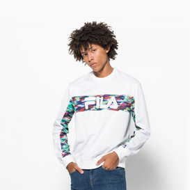 Walter oil slick graphic stripe crew