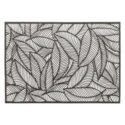 Placemat Nissa 30x45cm black Placemat Nissa 30x45cm black
