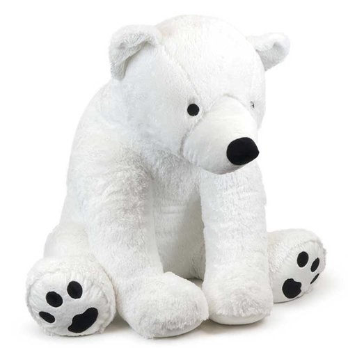 Plush King size polar bear 80x90cm