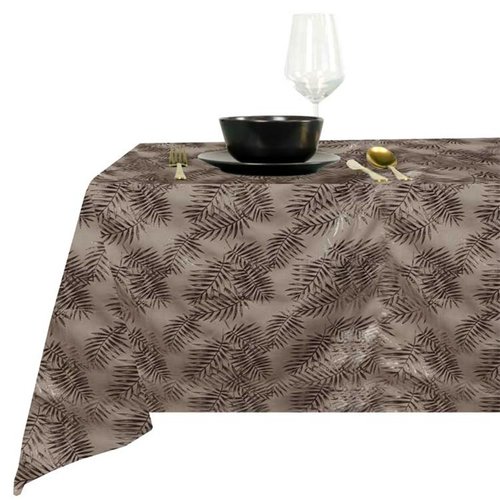 Tafelkleed Sid taupe Tafelkleed Sid taupe