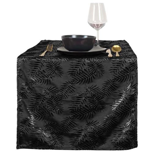 Tafelloper Sid 45x150cm black Tafelloper Sid 45x150cm black