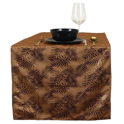 Tafelloper Sid 45x150cm leather brown Tafelloper Sid 45x150cm leather brown