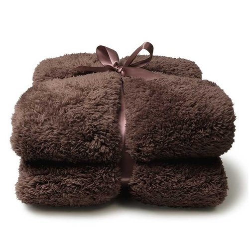 Teddy plaid 150x200cm taupe Teddy plaid 150x200cm taupe