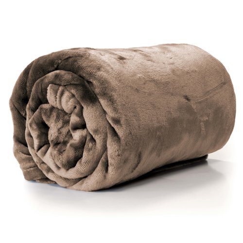 Enzo plaid 130x180cm taupe Enzo plaid 130x180cm taupe