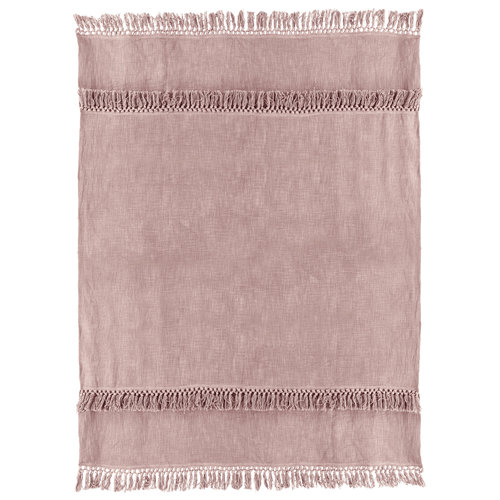Plaid Saba 130x180cm old pink Plaid Saba 130x180cm old pink